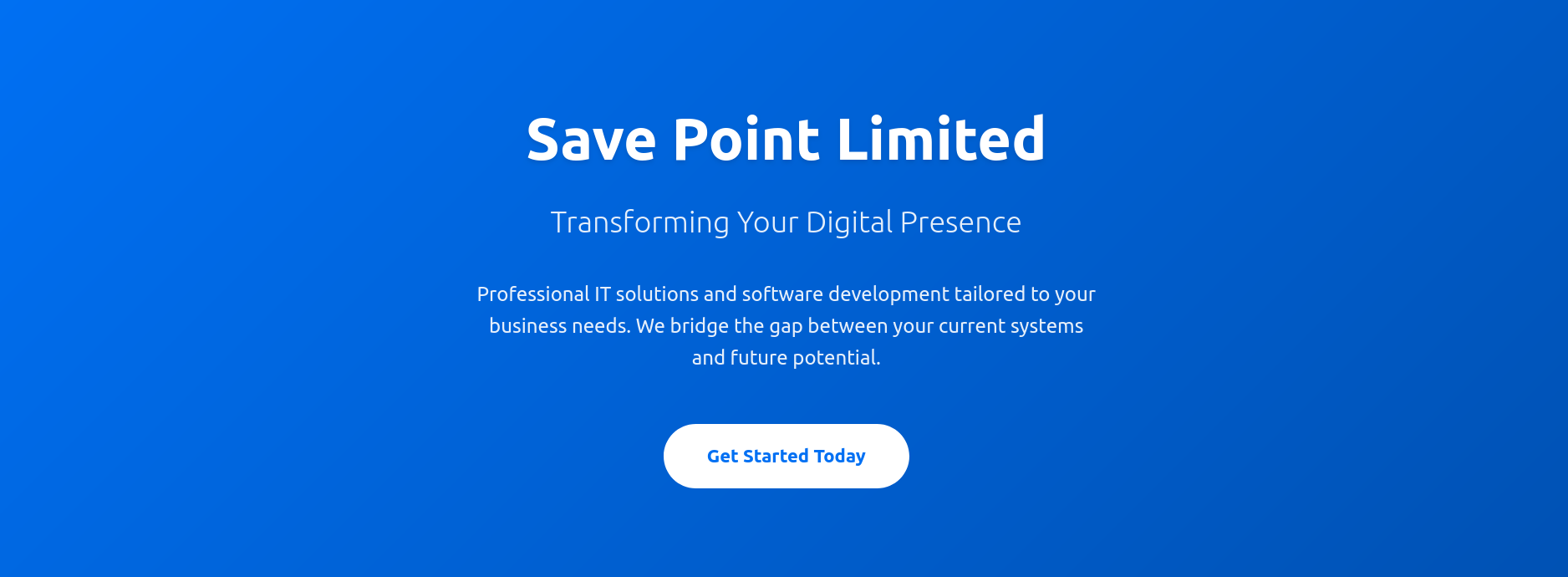 Save Point Limited website